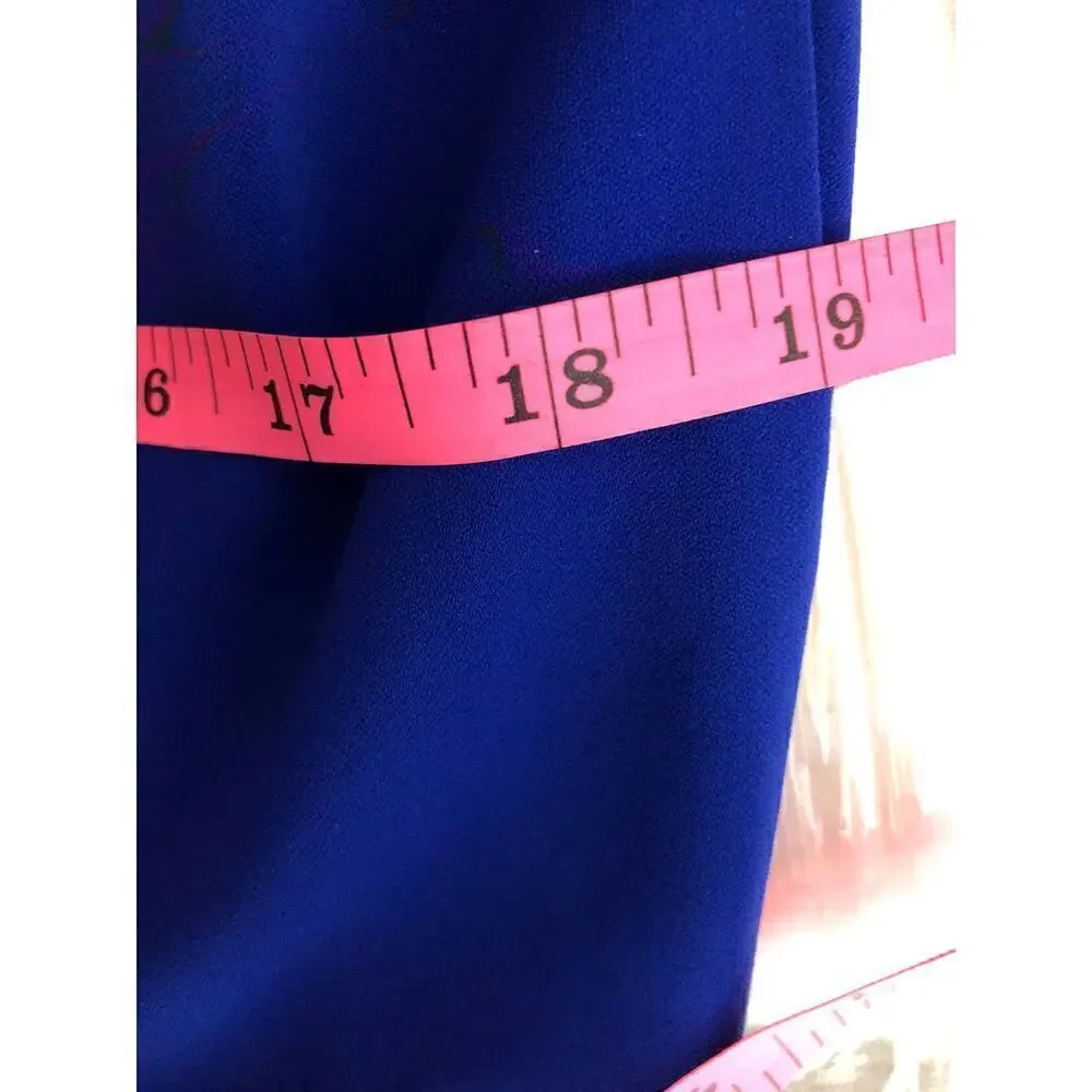 Badgley Mischka Gown Sweetheart Cobalt Blue L